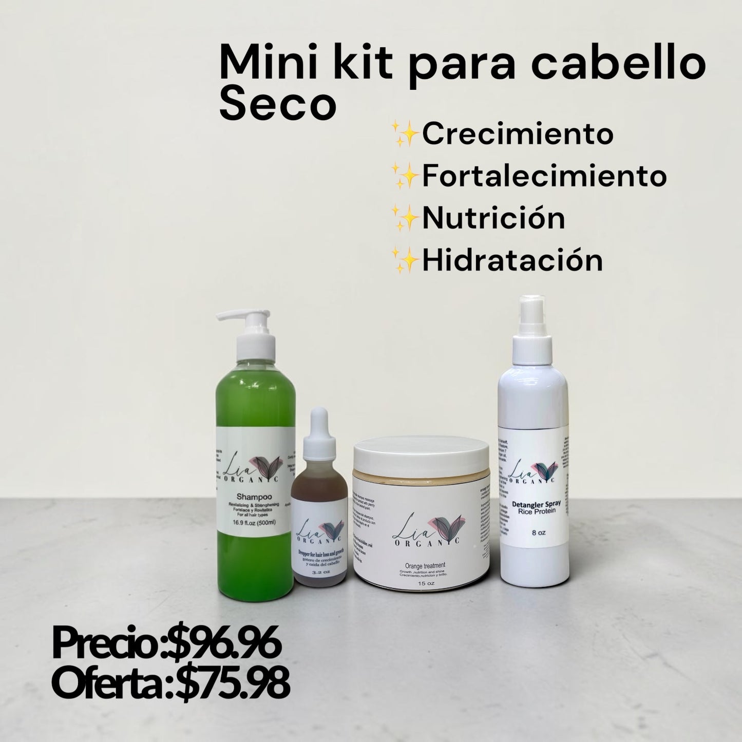 Mini kit cabello seco