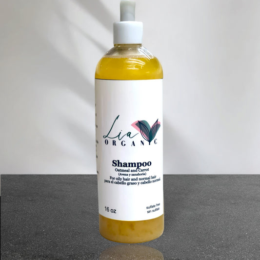 Oatmeal & Carrot Shampoo sulfate free