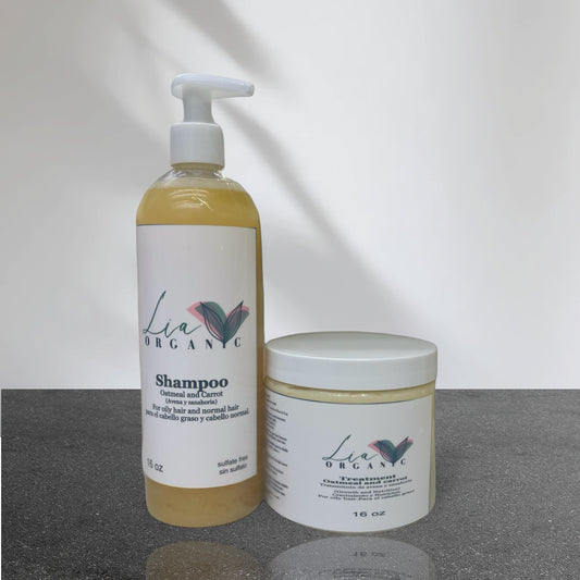 Oatmeal Shampoo and Treatment, Growth and Nutrition sulfate free